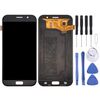 Schermo LCD originale Super AMOLED per Galaxy A7 (2017), A720F, A720F/DS con digitalizzatore assemblaggio completo (nero)