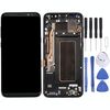 Schermo LCD originale + pannello touch originale con cornice per Galaxy S8 + / G955 / G955F / G955FD / G955U / G955A / G955P / G955T / G955V / G955R4 / G955W / G9550 (nero)