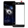 Per Huawei P10 Plus Lente esterna in vetro per schermo anteriore, supporto per l'identificazione delle impronte digitali (nero)