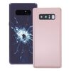 Cover posteriore per Galaxy Note 8 con copriobiettivo fotocamera (rosa)