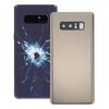 Cover posteriore per Galaxy Note 8 con copriobiettivo fotocamera (oro)
