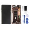 Schermo LCD e digitalizzatore Assemblaggio completo con cornice per Galaxy Note9 / N960A / N960F / N960V / N960T / N960U (oro moka)