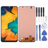 Schermo LCD Super AMOLED originale per Galaxy A30 con assemblaggio completo di digitalizzatore (nero)