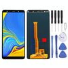 Schermo LCD originale Super AMOLED per Galaxy A7 (2018), A750F / DS con digitalizzatore assemblaggio completo (nero)