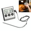 Termometro da forno digitale Cucina Cottura di cibi Carne Sonda per barbecue Termometro Timer Acqua Latte Temperatura Strumenti di cottura