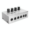 Mini mixer audio karaoke Amplificatore di missaggio audio per microfono mono a 4 canali per famiglia KTV