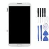 Display LCD originale + pannello touch con cornice per Galaxy Note II / N7105 (bianco)