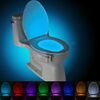 Luce notturna per toilette attivata dal movimento, bagno con luce per toilette a LED
