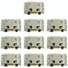 Connettore porta di ricarica da 10 pezzi per Galaxy M10 / M105F / A10 / A105F / A7 (2018) / A750F / A7500