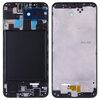 Per Galaxy A20 SM-A205F/DS, A205FN, A205GN/DS, A205YN, A205G/DS Alloggiamento anteriore Cornice per cornice LCD (Nero)
