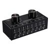 B027 6 input 2 output o 2 input 6 output selettore della sorgente del segnale audio Interfaccia da 3,5 mm