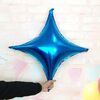 10 PZ Star a quattro punte Bambini Decorazione Party Decorazione a palloncino tema Bbirthday Balloon Accessori per il pacchetto, Dimensioni: 24 pollici, Colore: Blu