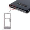 Per Galaxy S10+ / S10 / S10e Vassoio scheda SIM + Vassoio scheda SIM / Vassoio scheda micro SD (bianco)