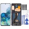 Schermo LCD AMOLED dinamico originale per Galaxy S20+ 4G Digitizer Assemblaggio completo con cornice (nero)