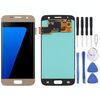 Schermo LCD OLED per Samsung Galaxy S7 con assemblaggio completo di digitalizzatore (oro)