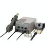 BAKU BA-602D + Stazione di saldatura Set Strumento per saldatura a stagno con doppio display digitale per riparazione di telefoni cellulari, specifica: spina americana