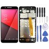 Schermo LCD OEM per Vodafone Smart N9 / VFD720 con digitalizzatore assemblaggio completo con cornice (nero)