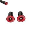 8 pz Meroca Mountain Bike Bike Blocco Blocco Bar Plug Road Bike Bicycle Bar Plug End Cover, Colore: rosso