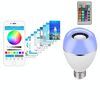E27 LED Music Bulb Smart Colorful Remote Control Wake Up Light, Temperatura colore: APP + telecomando