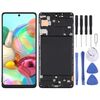 Schermo LCD in materiale TFT e digitalizzatore Assemblaggio completo con cornice (non supporta l'identificazione delle impronte digitali) per Samsung Galaxy A71 / SM-A715 (nero)