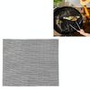 Foglio antiaderente Tappetino per barbecue in teflon Tappetino per griglia, dimensioni: 36x42 cm(Nero)