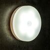 Lampada da comodino per camera da letto con controllo della luce notturna a LED a induzione intelligente del corpo umano, stile: ricaricabile (luce bianca)
