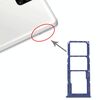 Per Samsung Galaxy M51 SM-M515 Vassoio scheda SIM + Vassoio scheda SIM + Vassoio scheda micro SD (Blu)