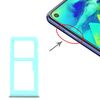 Per Samsung Galaxy M40 SM-M405 Vassoio scheda SIM + Vassoio scheda SIM / Vassoio scheda micro SD (Baby Blue)