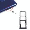 Per Samsung Galaxy M10 SM-M105 Vassoio per scheda SIM + Vassoio per scheda SIM + Vassoio per scheda Micro SD (Nero)