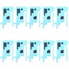 Per Samsung Galaxy Note10 10 pezzi adesivi adesivi posteriori digitalizzatore LCD