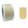 Adesivo per etichette con decorazione regalo in carta kraft marrone naturale 3 pezzi, dimensioni: 3 x 5 cm (B-35)