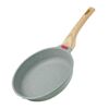 Maifan Stone Padella antiaderente con fondo piatto per bistecca per uso domestico per fornello a induzione, dimensioni: 24 cm (senza coperchio)