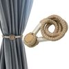 Log fibbia magnetica cinturino fibbia magnetica per tende (caffè chiaro)