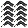 10 PCS da 4,5 x 3,0 mm femmina a 4,8 x 1,7 mm connettore adattatore a gomito maschio