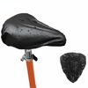 10 PCS Sella per bicicletta Copertura impermeabile Seggiolino per bicicletta Copertura per sedile impermeabile in PVC Copertura antipioggia pressata a caldo, Dimensioni: Large
