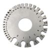 Calibro per filo in acciaio inossidabile Modello per ispezione della saldatura Righello per spessore Righello per saldatura a filo