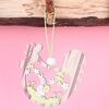5 confezioni di ciondoli in legno di Pasqua, elementi decorativi per l'atmosfera festiva (uovo di coniglio, grano di legno di pollo)