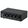 Mixer a 3 canali Amplificatore stereo anteriore Regolatore alti / medi / bassi, alimentatore USB 5V, spina USA