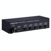 B032 Amplificatore di potenza 2 in 4 out Commutatore audio Altoparlante Senza perdita di qualità del suono 300 W per canale Comparatore distributore di interruttori con funzione di monitoraggio delle cuffie / ingresso audio