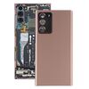 Cover posteriore batteria per Samsung Galaxy Note20 Ultra con copriobiettivo fotocamera (oro rosa)