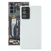 Cover posteriore batteria per Samsung Galaxy Note20 Ultra con copriobiettivo fotocamera (bianco)