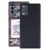 Cover posteriore batteria per Samsung Galaxy Note20 con copriobiettivo fotocamera (nero)