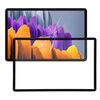 Per Samsung Galaxy Tab S7 SM-T870 Lente in vetro esterno per schermo frontale (nero)