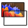 Per Samsung Galaxy Tab S7+ SM-T970 Lente in vetro esterno per schermo frontale (nero)