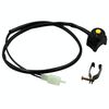 4 pezzi Modifica moto Accessori ATV Interruttore del faro Controllo del faro Guasto dell'alimentazione Avviare l'altoparlante Swogliaking Switch Switch (Giallo)