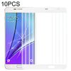 Per Samsung Galaxy Note 5 10 pezzi Lente in vetro esterno per schermo frontale (bianco)