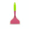 2 PCS Silicone Animale Spatola Spatola Ampia bocca Bistecca Pizza Spatola Strumento da cucina (rosa + verde)