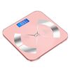 Casa Bilancia Peso accurata Scala grasso corporeo sano, Dimensioni: 28x28cm (versione della batteria rosa)