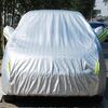 Pellicola in alluminio PEVA Cotone Lana Antipolvere Impermeabile Antisolare Anti-congelamento Antigraffio Dissipazione del calore Copertura per auto SUV con strisce di avvertimento, Adatto per auto fino a 4,7 m (183 pollici) di lunghezza