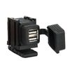 Adattatore per cavo da moto impermeabile SAE a USB Adattatore per presa di corrente a doppia porta 3.1A, per smartphone, tablet, GPS